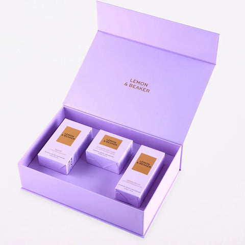 Purple Gift Set Lemon & Beaker